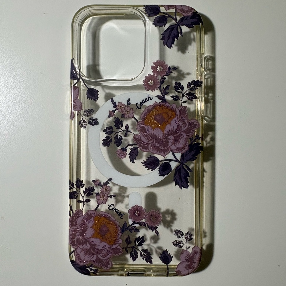 Coach iPhone 15 Pro Max Case - Moody Floral